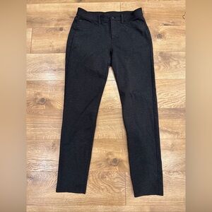 Chicos So Slimming Peyton Pants Womens 0.5 US 6 Black Charcoal Stretch